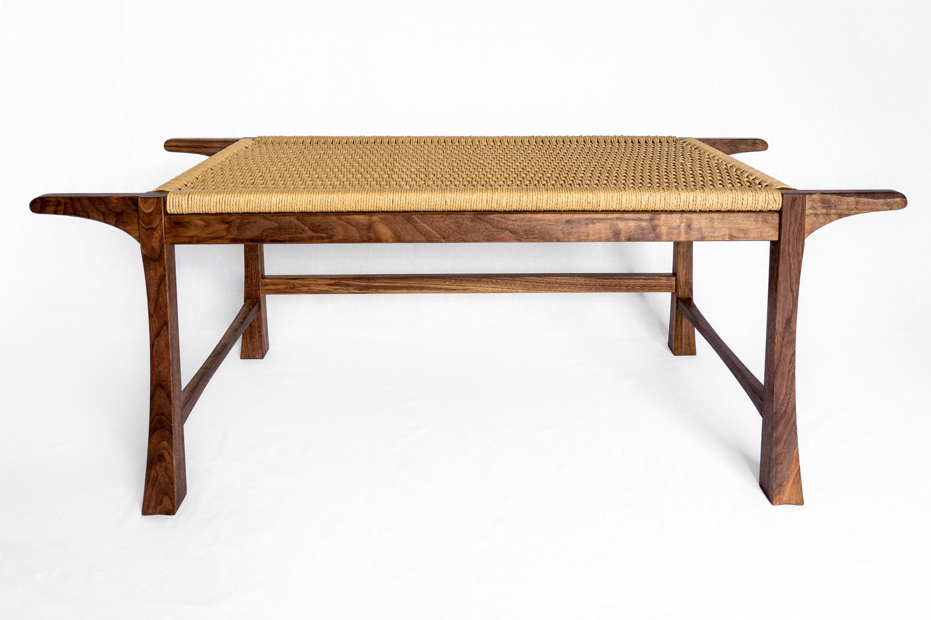 Danish Weave Bench – Qualizza Fine Woodworking